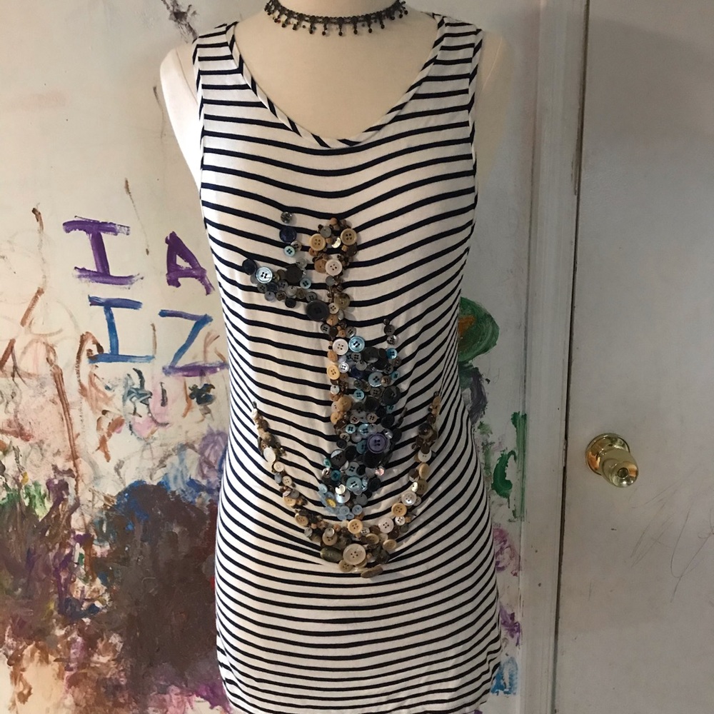 Alexander McQueen Nautical Button Tunic Blouse 42